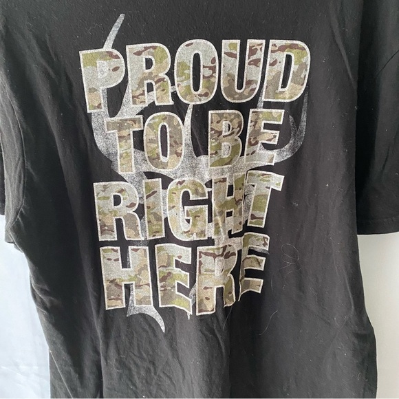 Luke Bryan tee black camo deer short sleeve SZ L NWOT - Picture 2 of 8